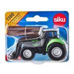 Siku 1380 Trattore Agrotron Ttv Con Caricatore Frontale E Tronco Rampino